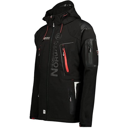 Kurtka Softshell Geographical Norway Techno SQ183H-GN-BLACK Geographical Norway 3XL promocyjna cena Sportgrand.pl