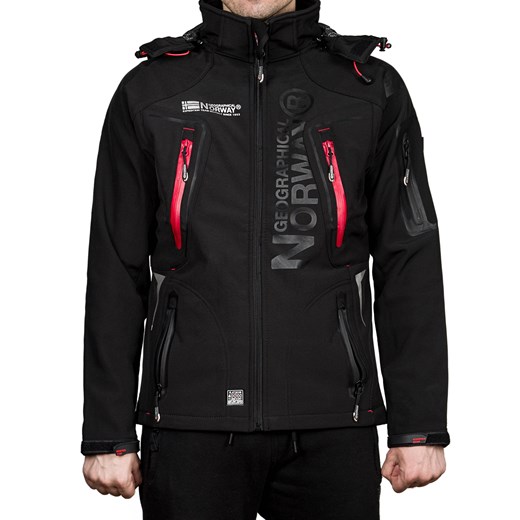 Kurtka Softshell Geographical Norway Techno SQ183H-GN-BLACK Geographical Norway L promocyjna cena Sportgrand.pl