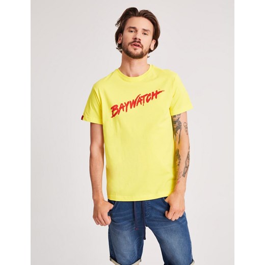 Koszulka BAYWATCH T 0120 Żółty XL Diverse XL okazyjna cena Diverse Outlet