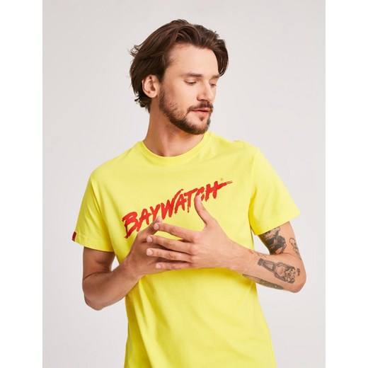 Koszulka BAYWATCH T 0120 Żółty XL Diverse XL Diverse Outlet wyprzedaż