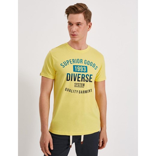 Koszulka SHADES IV Żółty M Diverse M okazja Diverse Outlet