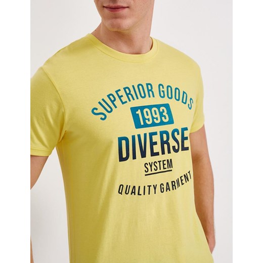 Koszulka SHADES IV Żółty M Diverse XL wyprzedaż Diverse Outlet