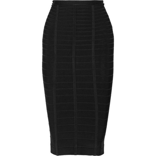 Bandage skirt net-a-porter czarny spódnica