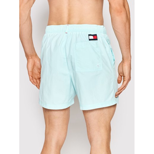 Tommy Hilfiger Szorty kąpielowe Medium UM0UM02041 Zielony Slim Fit Tommy Hilfiger XXL MODIVO
