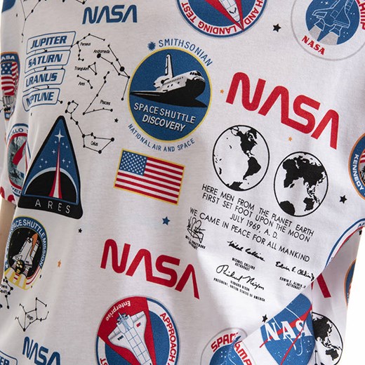 Koszulka męska Alpha Industries NASA AOP T-Shirt 116503 09 * Marka Niezdefiniowana XL sneakerstudio.pl