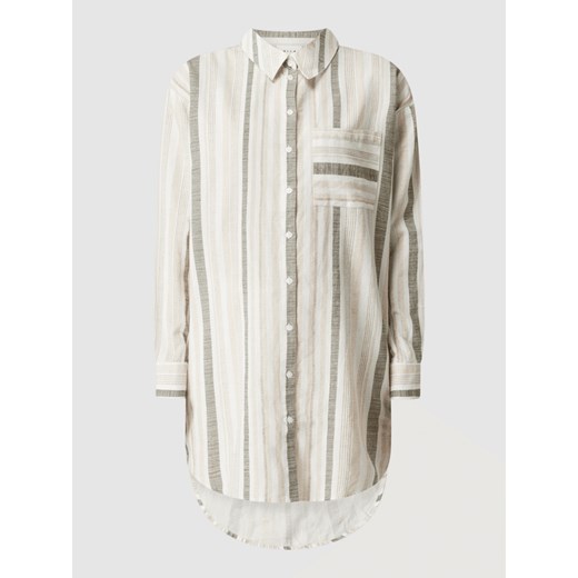 Długa bluzka z dodatkiem lnu model ‘Etni’ Vila 44 Peek&Cloppenburg 