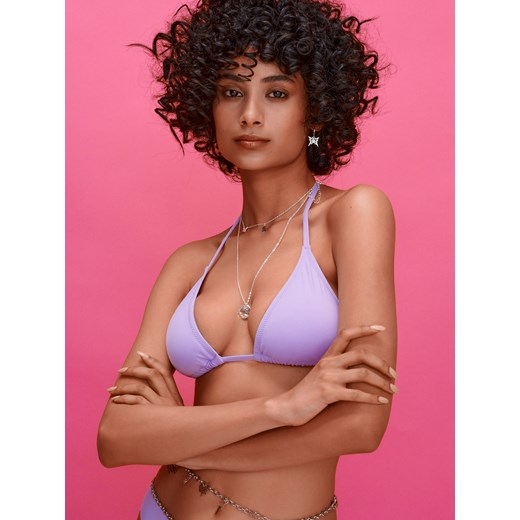 Cropp - Lawendowa góra od bikini - Fioletowy Cropp S Cropp