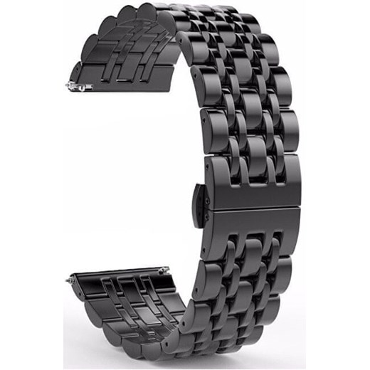 4wrist Ocelový tah pro Samsung Galaxy Watch - Černý 22 mm 4wrist okazja Mall