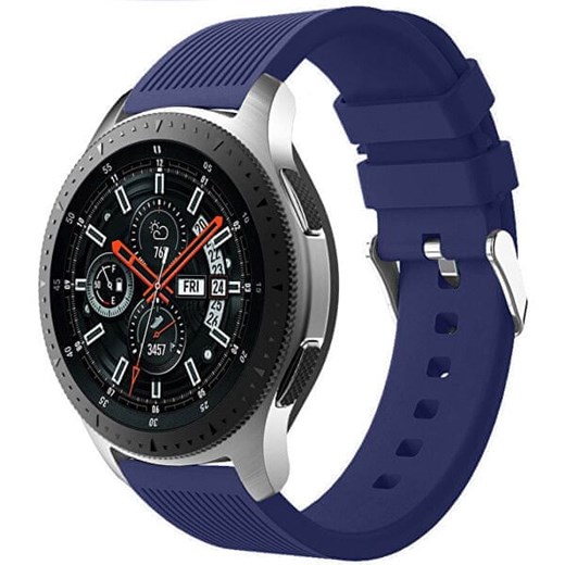 4wrist Silikonový řemínek pro Samsung Galaxy Watch - Midnight Blue 22 mm 4wrist Mall promocja