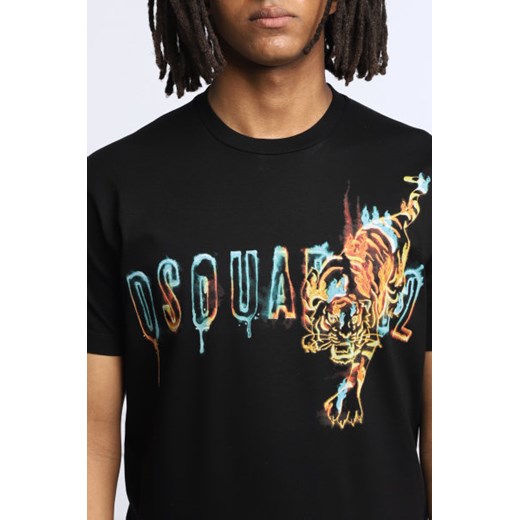 Dsquared2 T-shirt Doodle Logo | Regular Fit Dsquared2 XXL wyprzedaż Gomez Fashion Store