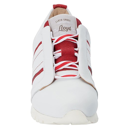 Skórzane sneakersy w kolorze biało-czerwonym Lloyd 38,5 okazja Limango Polska