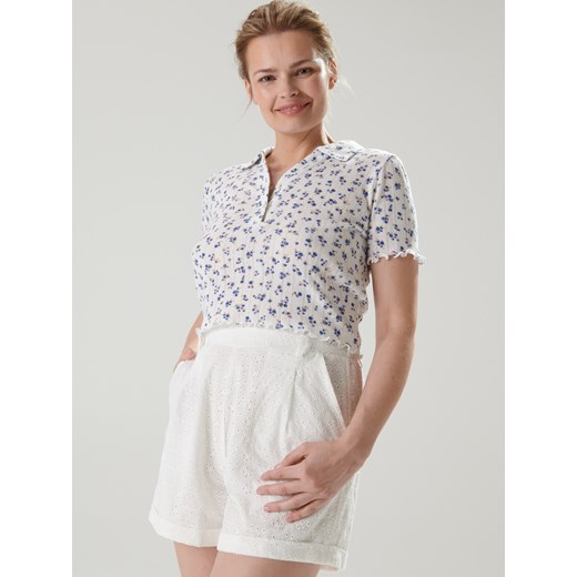 Sinsay - Szorty materiałowe - Kremowy Sinsay XXL Sinsay