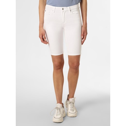 Tommy Hilfiger Damskie krótkie spodenki jeansowe Kobiety Bawełna biały jednolity ze sklepu vangraaf w kategorii Szorty - zdjęcie 137265703