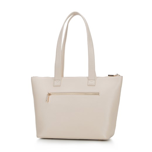 Shopper bag WITTCHEN matowa elegancka mieszcząca a5 na ramię ze skóry