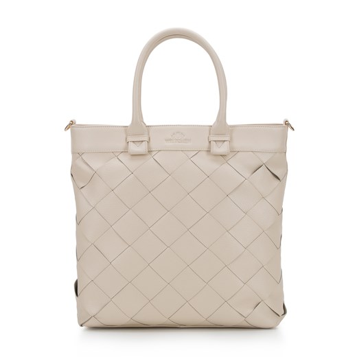 Shopper bag WITTCHEN skórzana bez dodatków elegancka 
