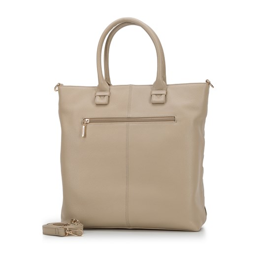 Shopper bag WITTCHEN matowa skórzana na ramię elegancka bez dodatków 