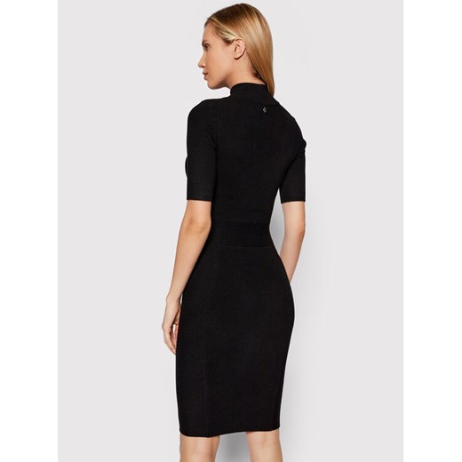 Guess Sukienka dzianinowa Allison W1BK53 Z2BF0 Czarny Slim Fit Guess XS MODIVO