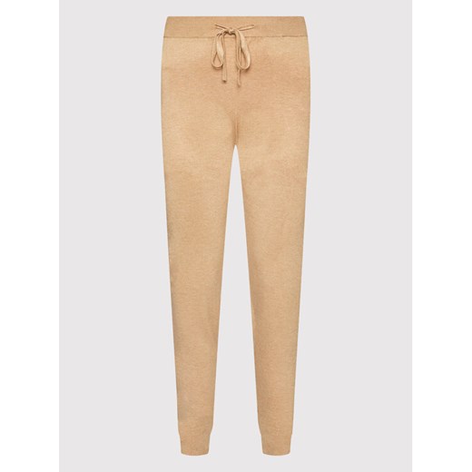 Vero Moda Spodnie dresowe Edith 10248913 Brązowy Regular Fit Vero Moda L okazyjna cena MODIVO
