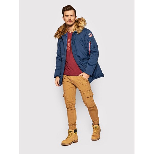 Alpha Industries Kurtka zimowa Polar 123144 Granatowy Regular Fit Alpha Industries L wyprzedaż MODIVO