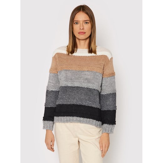 United Colors Of Benetton Sweter 118YE1P25 Kolorowy Regular Fit United Colors Of Benetton S wyprzedaż MODIVO