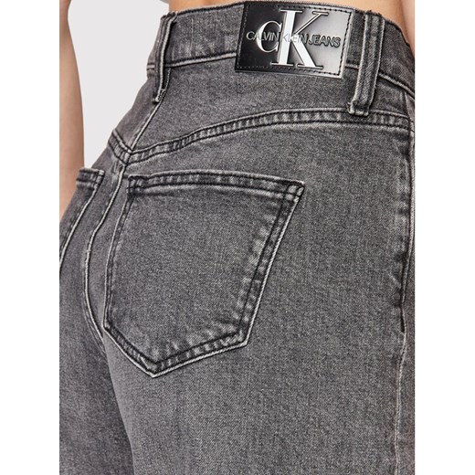 Calvin Klein Jeans Jeansy J20J217543 Szary Straight Fit 27 okazyjna cena MODIVO