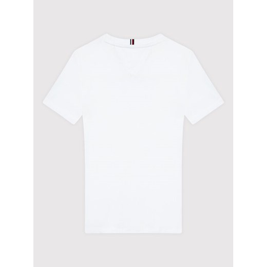 Tommy Hilfiger T-Shirt Unisex Script KS0KS00174 D Biały Regular Fit Tommy Hilfiger 8 wyprzedaż MODIVO