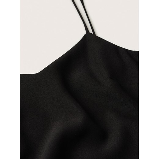 Mango Sukienka codzienna Beady 17069202 Czarny Regular Fit Mango XL promocyjna cena MODIVO