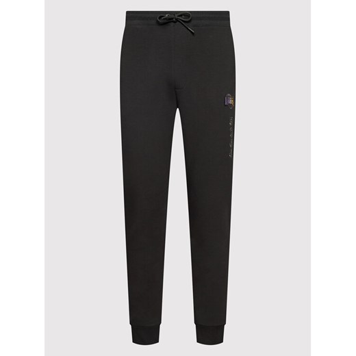 Boss Spodnie dresowe NBA Slamdunk2_2 50461960 Czarny Regular Fit XXL wyprzedaż MODIVO