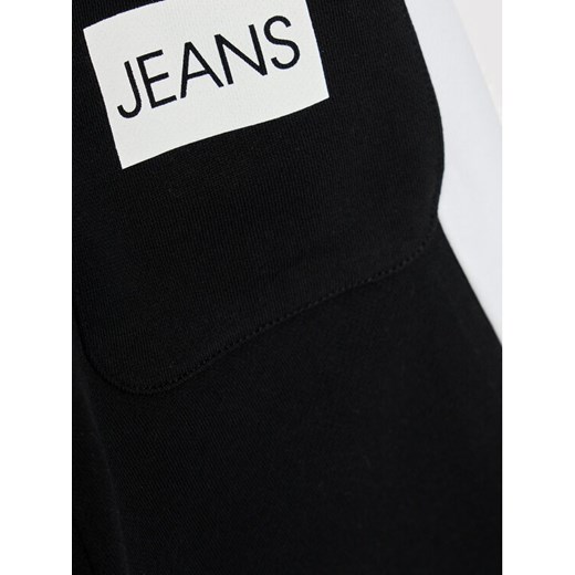 Calvin Klein Jeans Dres Clr Block IB0IB00952 Czarny Regular Fit 10Y MODIVO