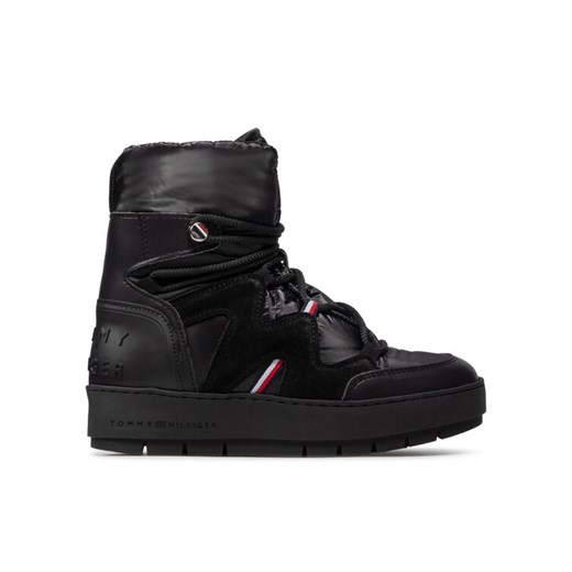 Tommy Hilfiger Botki Snowboot FW0FW06052 Czarny Tommy Hilfiger 37 MODIVO