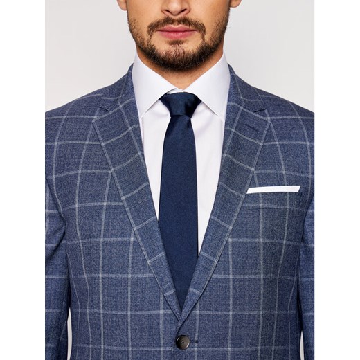 Joop! Garnitur 17 Js-Herby-Blayr-Str 30026574 Granatowy Slim Fit Joop! 50 wyprzedaż MODIVO