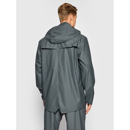 Rains Kurtka przeciwdeszczowa Unisex 1201 Szary Regular Fit Rains M_L okazja MODIVO
