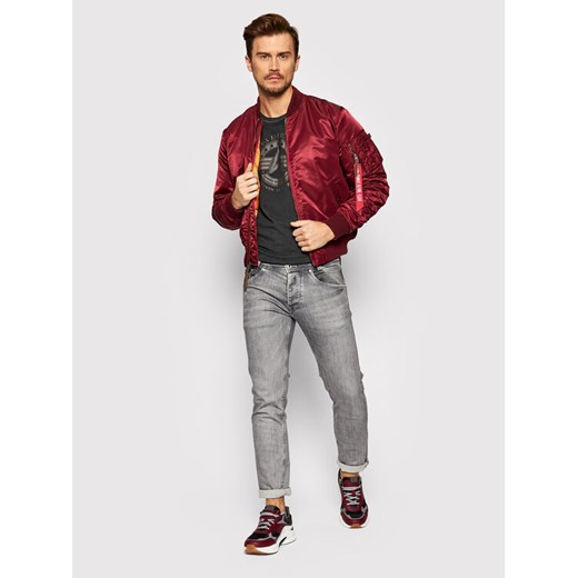 Alpha Industries T-Shirt Olidye 118513 Czarny Regular Fit Alpha Industries L okazyjna cena MODIVO