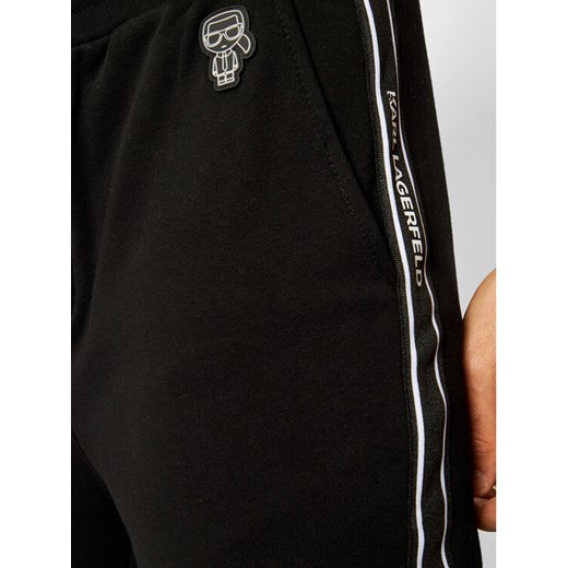 KARL LAGERFELD Spodnie dresowe 705022 511900 Czarny Regular Fit Karl Lagerfeld L promocyjna cena MODIVO