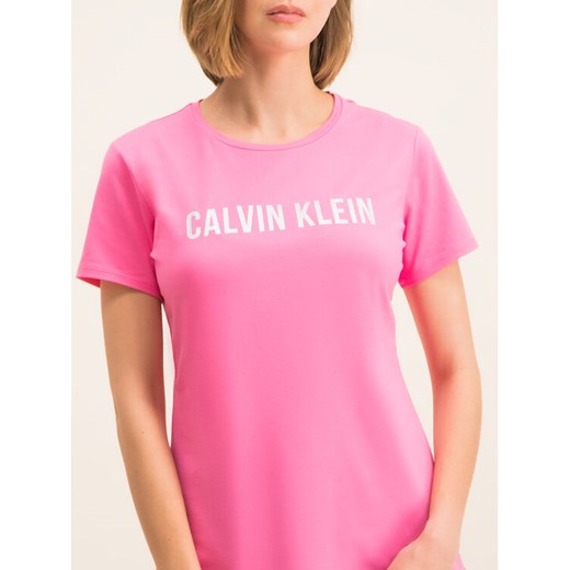 Calvin Klein Performance T-Shirt Logo 00GWF8K139 Różowy Relaxed Fit XS promocyjna cena MODIVO