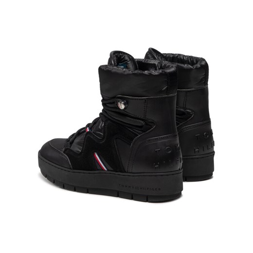 Tommy Hilfiger Botki Snowboot FW0FW06052 Czarny Tommy Hilfiger 41 MODIVO