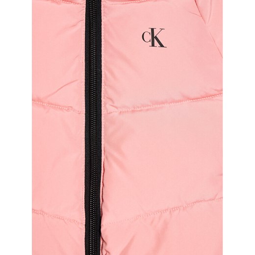 Calvin Klein Jeans Kurtka puchowa IG0IG01040 Różowy Relaxed Fit 6Y promocyjna cena MODIVO