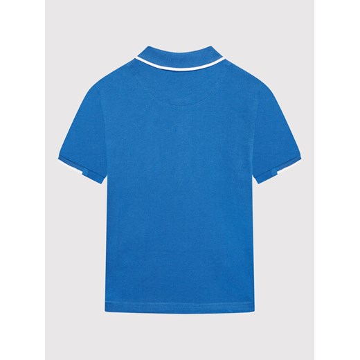 Boss Polo J25N49 S Niebieski Regular Fit 6Y MODIVO