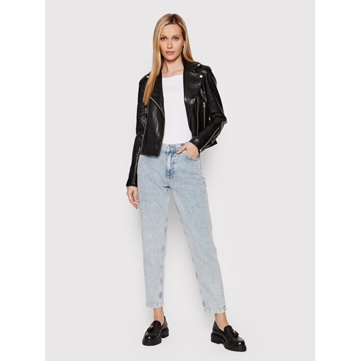 Calvin Klein Jeans Kurtka z imitacji skóry J20J217663 Czarny Regular Fit M okazja MODIVO