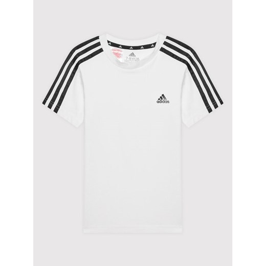 adidas T-Shirt HD5973 Biały Regular Fit 9_10Y MODIVO