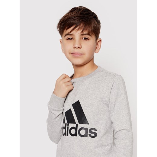 adidas Bluza GS4273 Szary Regular Fit 13_14Y MODIVO