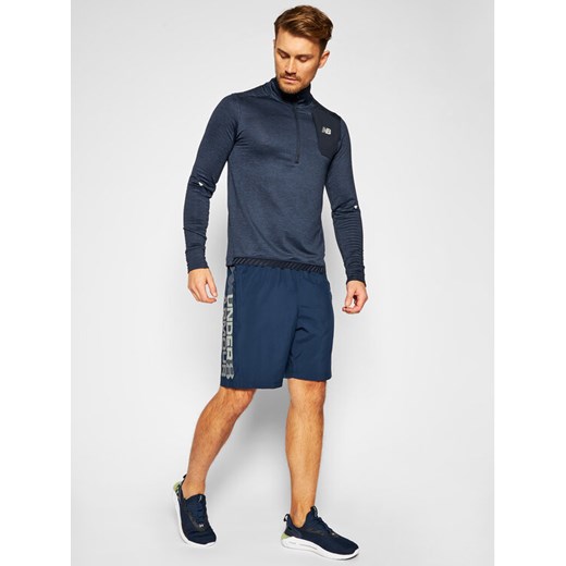 Under Armour Szorty sportowe Ua Woven Graphic Wordmark 1320203 Granatowy Regular Under Armour S MODIVO okazja