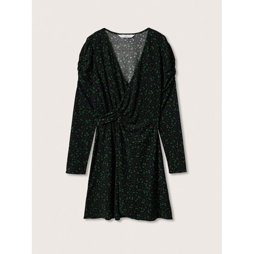 Mango Sukienka codzienna Moss2 27961119 Czarny Regular Fit Mango XXS wyprzedaż MODIVO