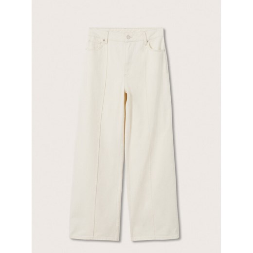 Mango Jeansy Lauren 17005950 Beżowy Relaxed Fit Mango 36 okazja MODIVO