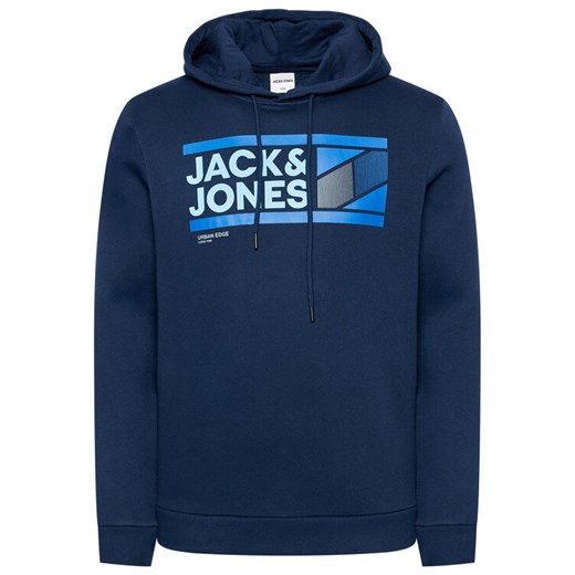 Jack&Jones Bluza Star Sweat 12189902 Granatowy Regular Fit L MODIVO okazyjna cena