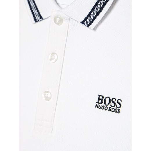 Boss Polo J25P12 D Biały Regular Fit 16Y MODIVO