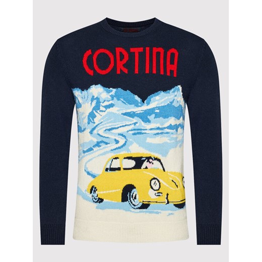 MC2 Saint Barth Sweter Heron HER0011 MNTC61 Kolorowy Regular Fit Mc2 Saint Barth XL wyprzedaż MODIVO