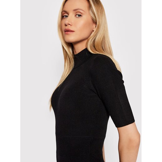 Guess Sukienka dzianinowa Allison W1BK53 Z2BF0 Czarny Slim Fit Guess XS MODIVO