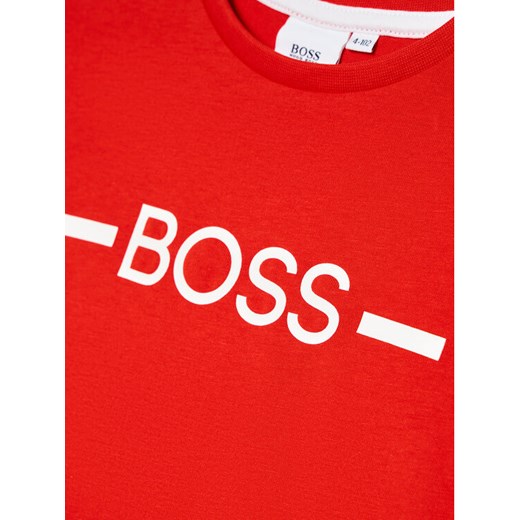 Boss T-Shirt J25G97 S Czerwony Regular Fit 10Y okazyjna cena MODIVO