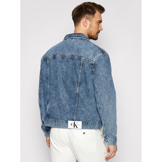 Calvin Klein Jeans Kurtka jeansowa J30J317758 Niebieski Regular Fit M okazja MODIVO